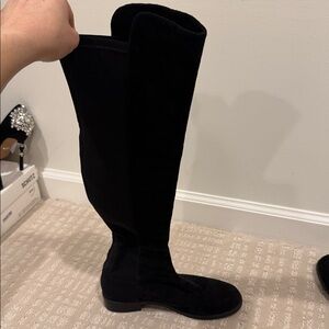 Stuart Weitzman 5050 Black Over the Knee Boots